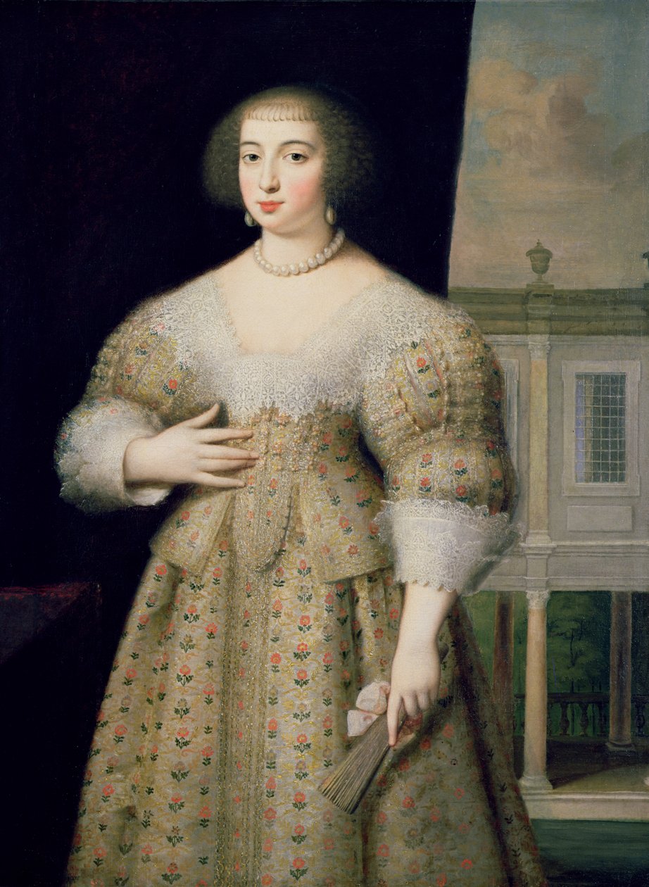 Portret van Anne van Oostenrijk (1601-66) door Louis Ferdinand Elle