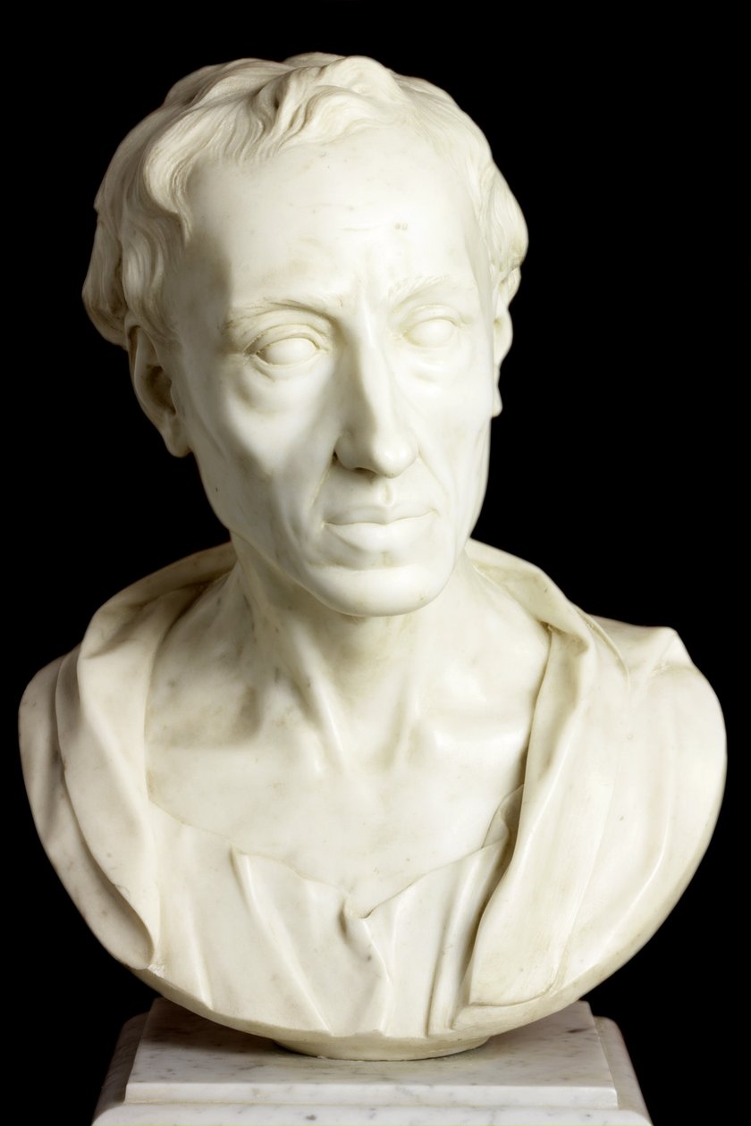 Buste van Alexander Pope, 1741 door Louis Francois Roubillac