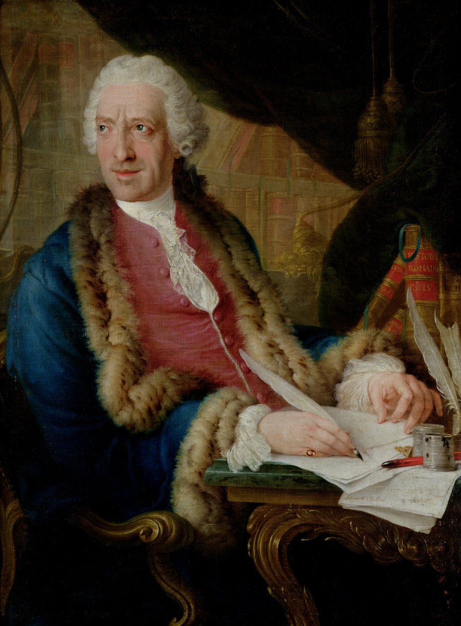 Portret van een Heer, 1767 door Louis Gabriel Blanchet