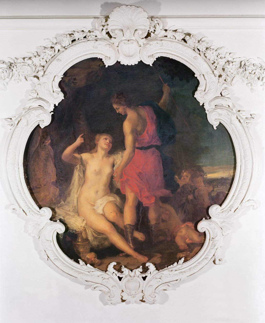 Venus en Adonis, uit de Salle de Conseil door Louis Galloche