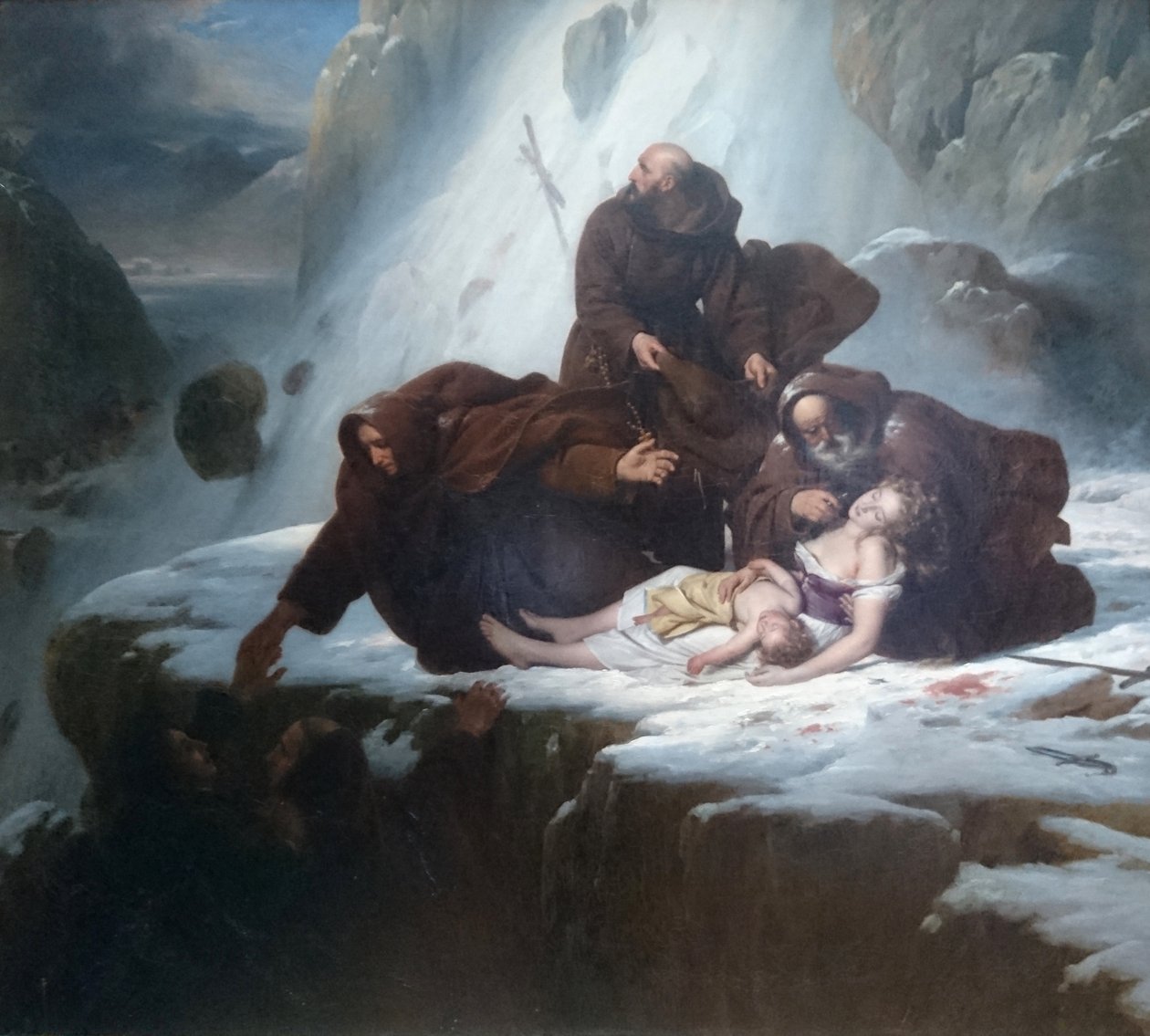 De Religieuzen van de Sint-Gotthardberg door Louise Marie Jeanne Hersent