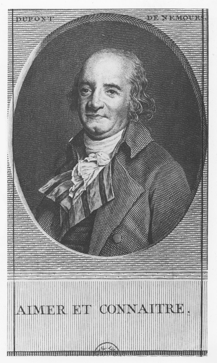 Dupont de Nemours door Louis Jacques Cathelin