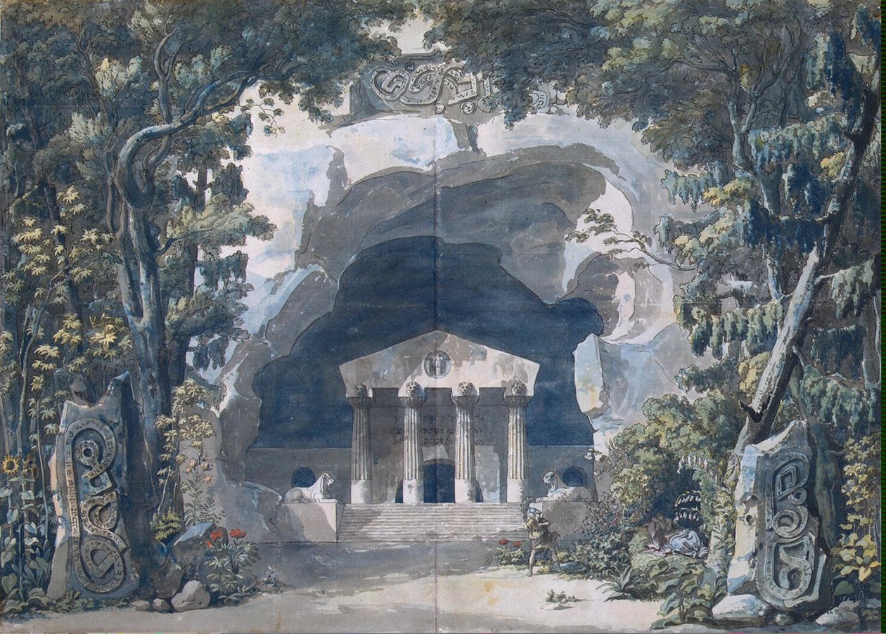 Decorontwerp voor de opera 
