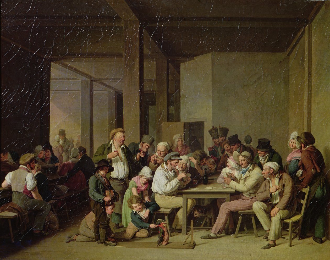 Herbergscène door Louis Leopold Boilly