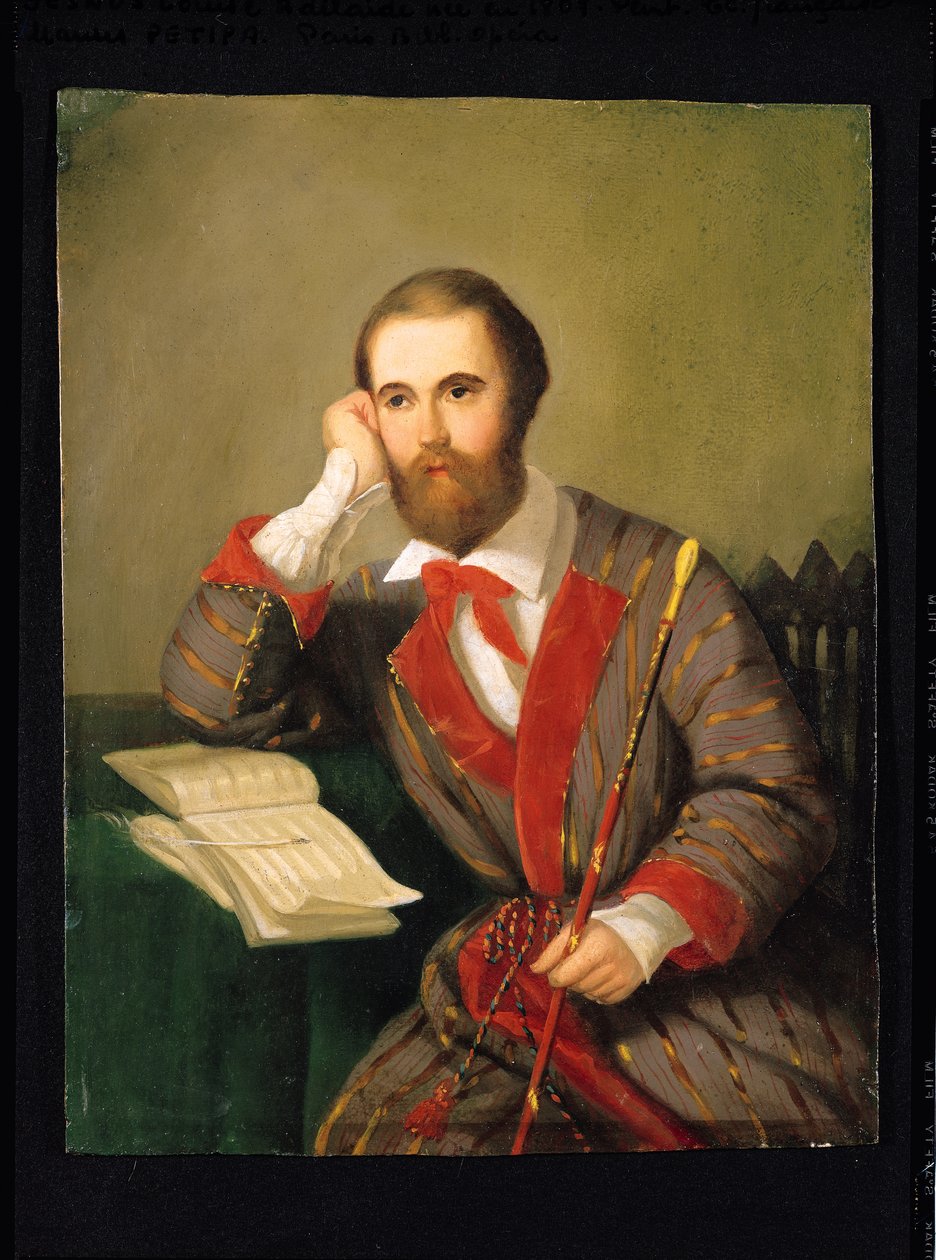 Portret van een Man, vermoedelijk Charles Gounod (1818-93) door Louis Leopold Boilly