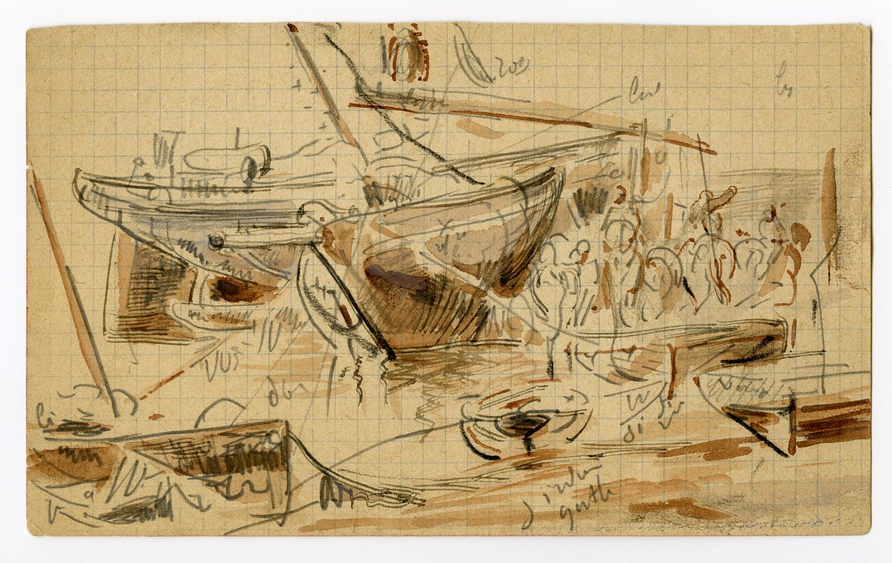 Tekening door Louis Marie Faudacq