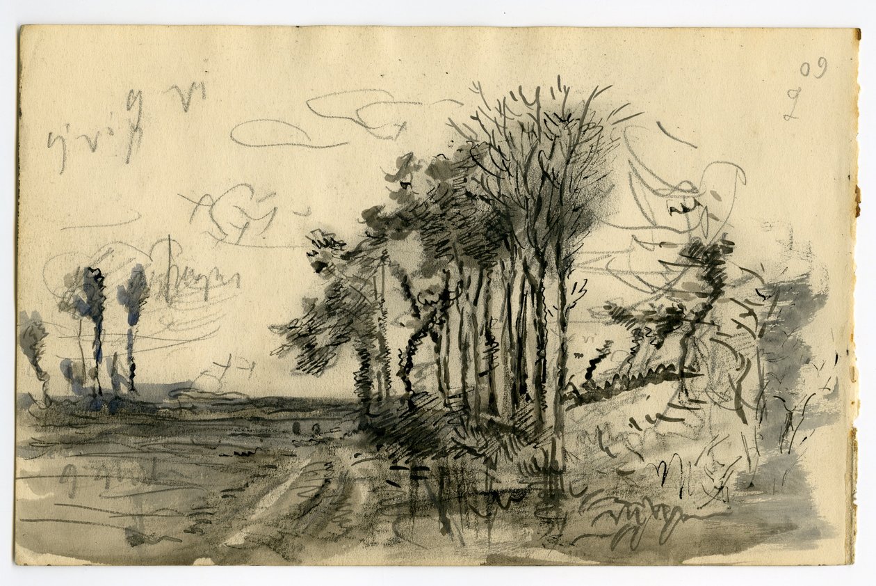 Tekening door Louis Marie Faudacq