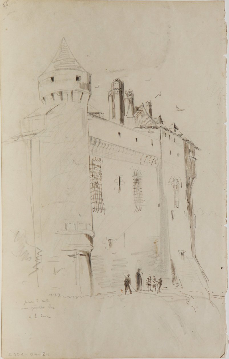 Tekening door Louis Marie Faudacq