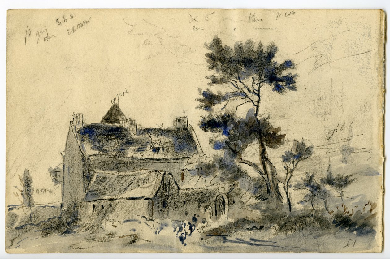 Tekening door Louis Marie Faudacq