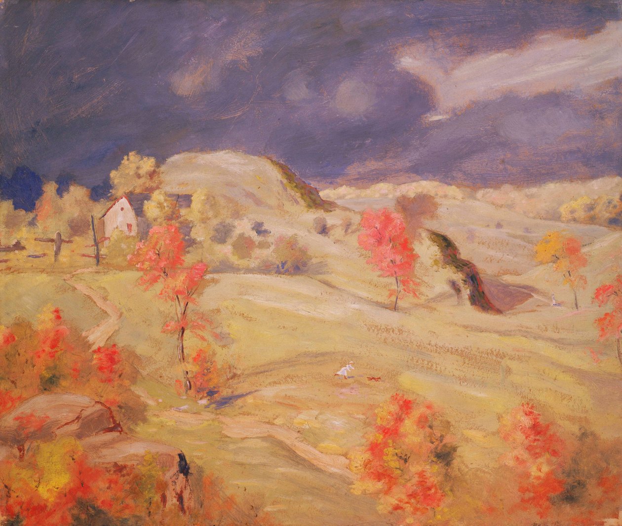 Naderende storm door Louis Michel Eilshemius