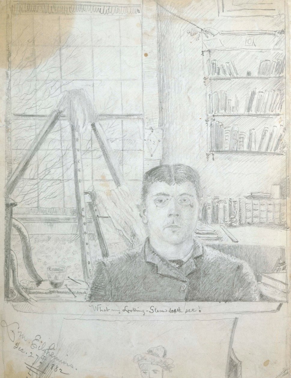Zelfportret door Louis Michel Eilshemius
