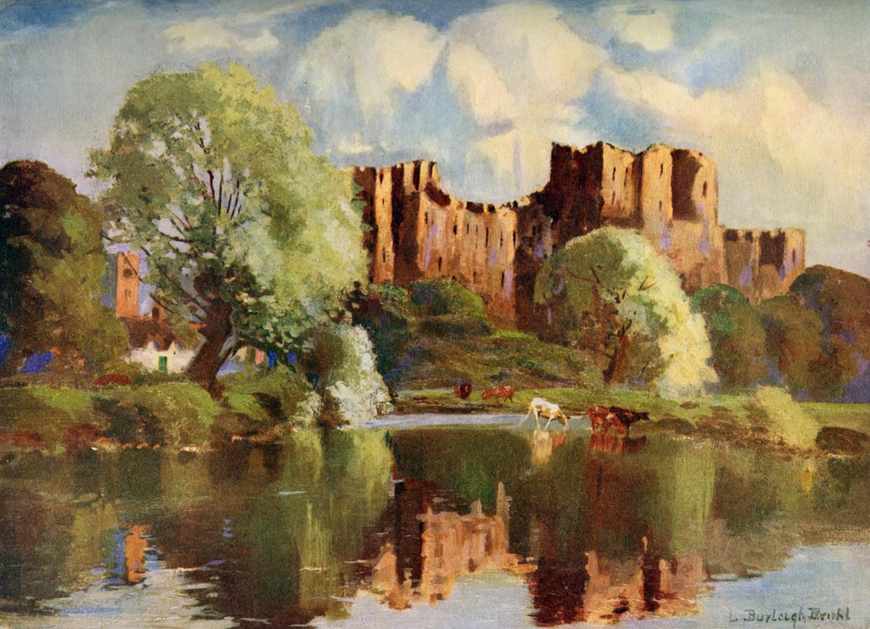 Kasteel Ludlow, Shropshire door Louis Burleigh Bruhl