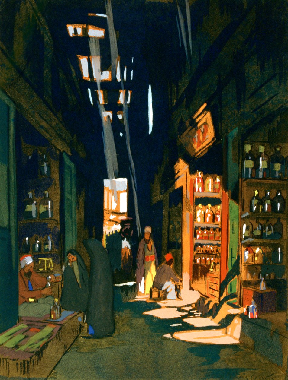 Parfumeur, 1928 door Louis Cabanes