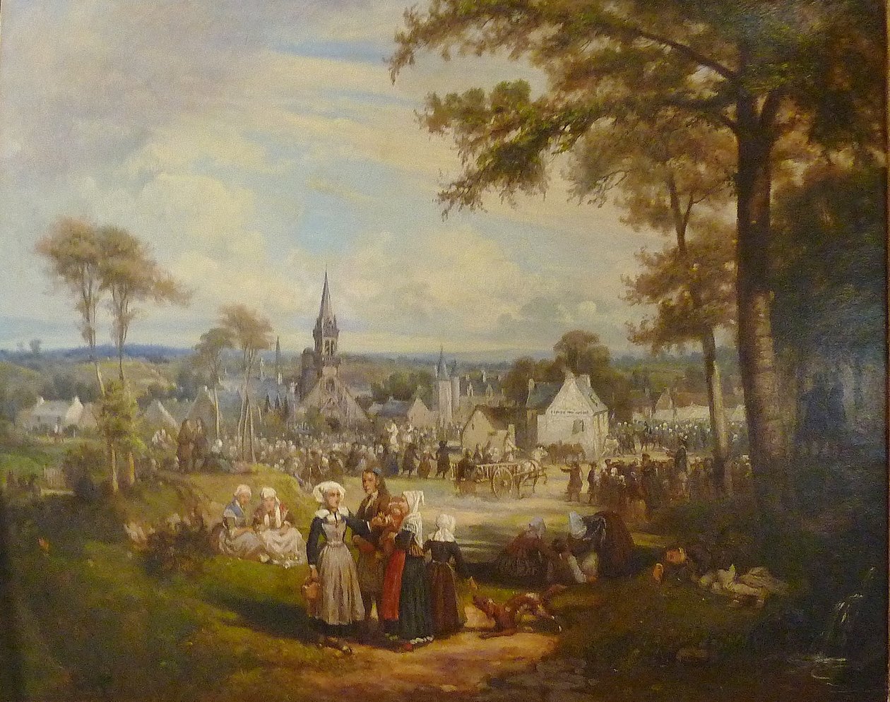 Frans: Kermesse bretonne (Notre-Dame-de-Confort). door Louis Caradec