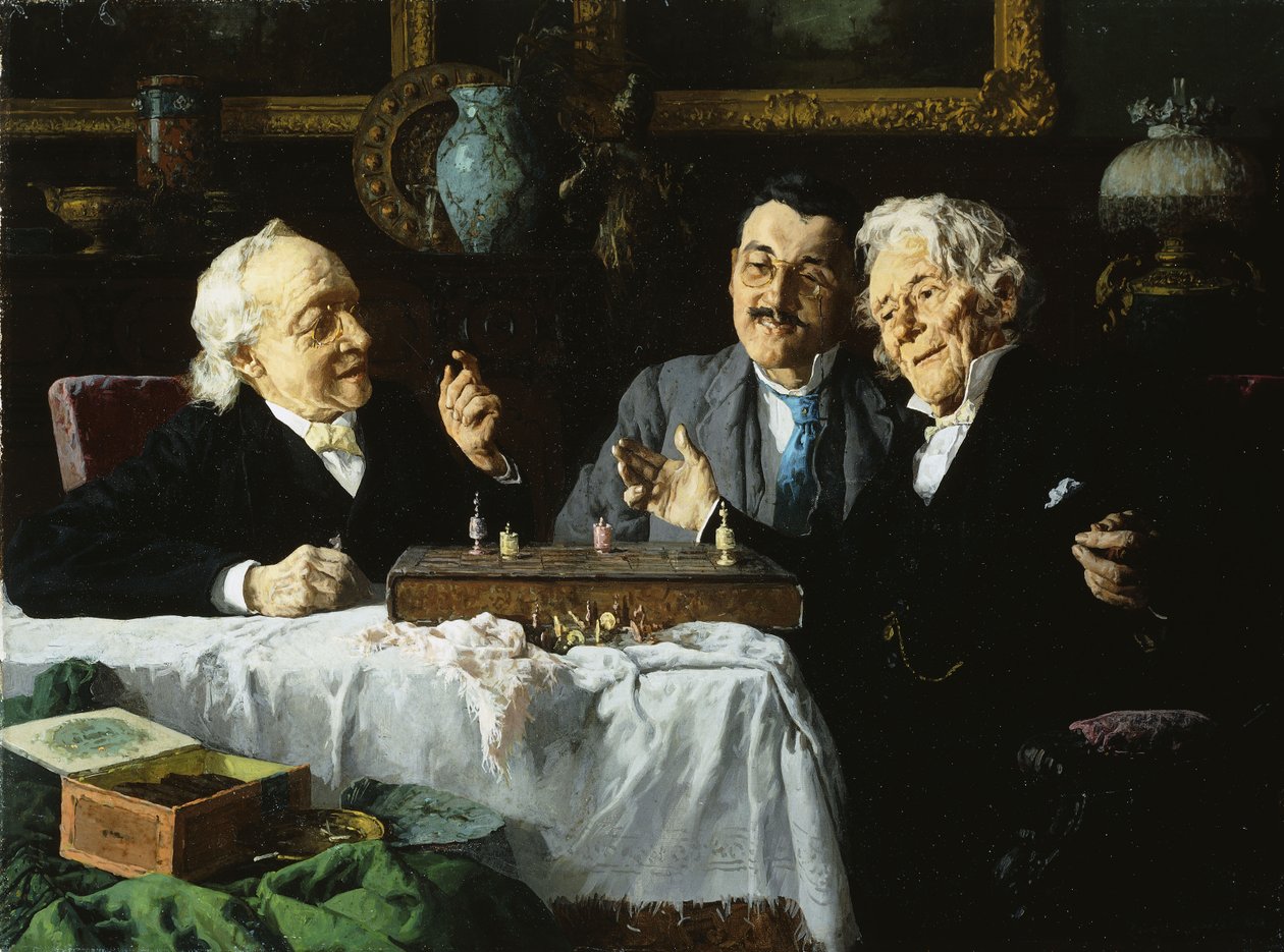 Schaakspel door Louis Charles Moeller