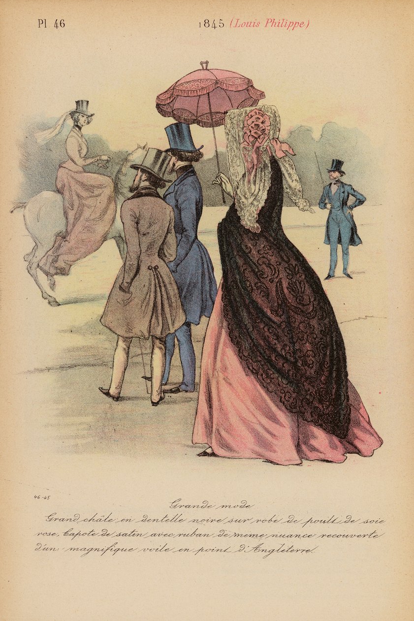 Franse mode: 1845, Louis-Philippe door Louis Colas