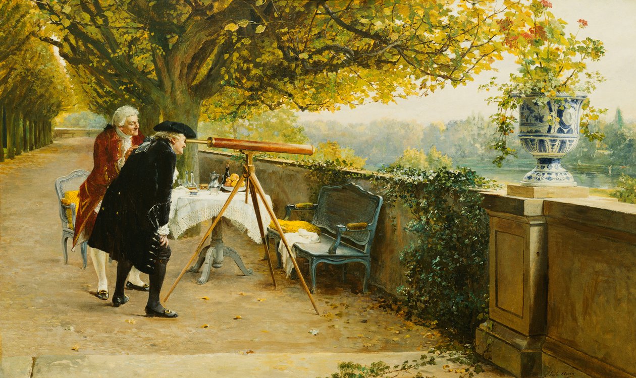De Gluurders door Louis Emile Adan