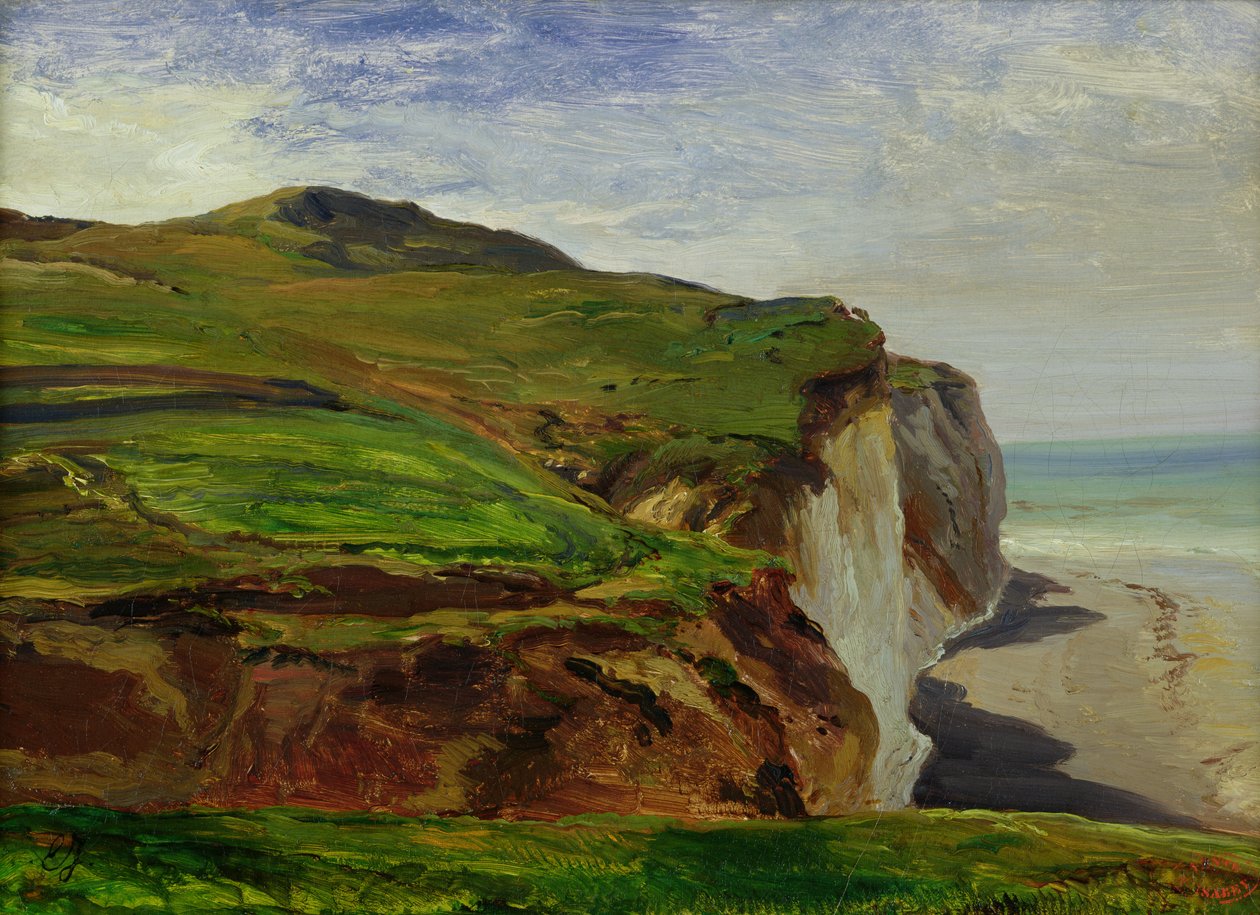 Kliffen door Eugene Isabey