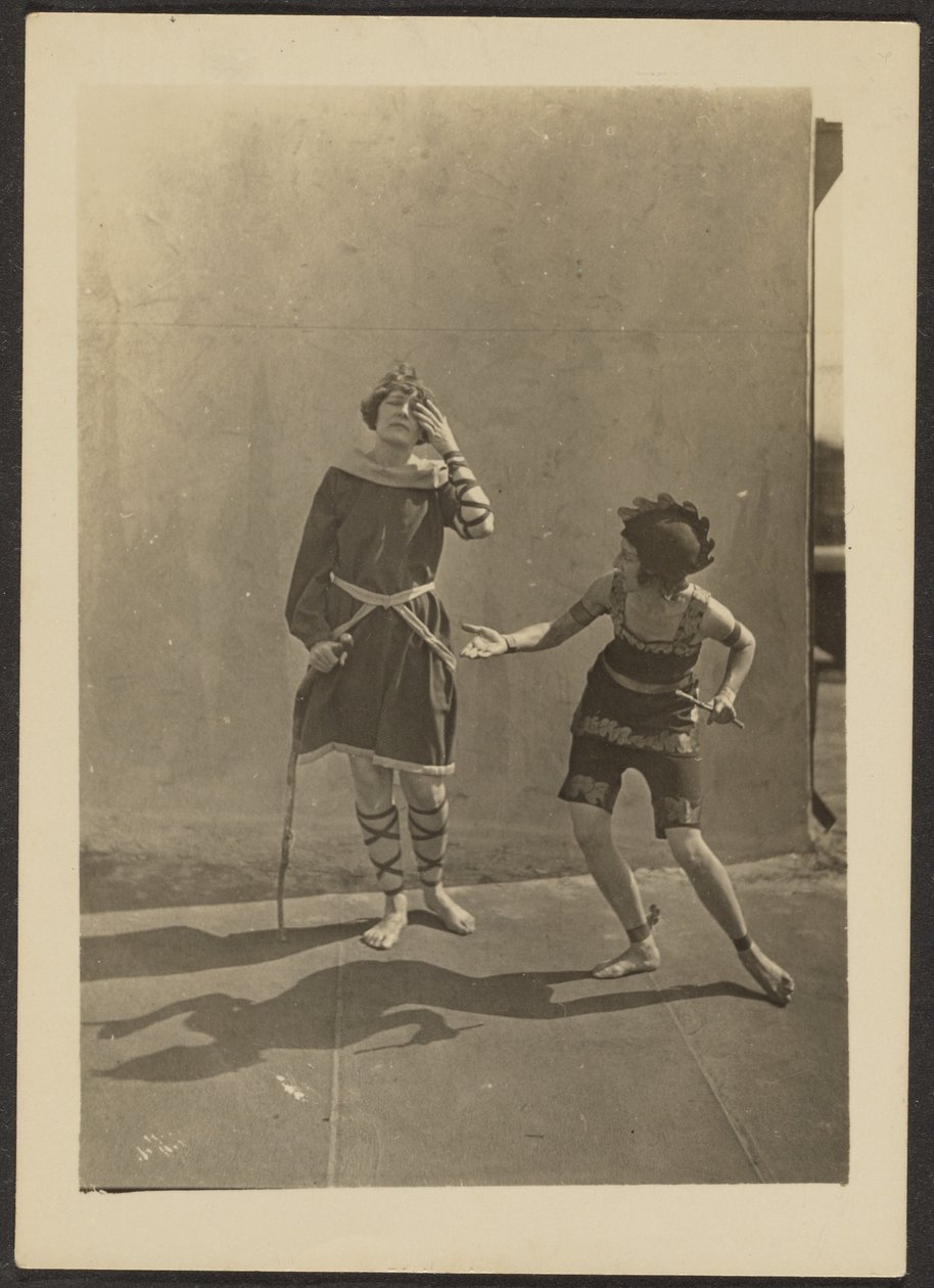 [Dansers op het dak]. door Louis Fleckenstein