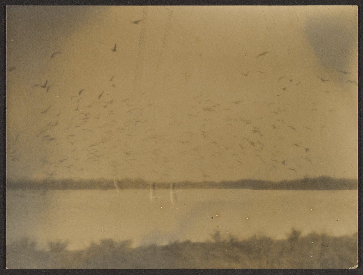 [Landschap met vogels] door Louis Fleckenstein