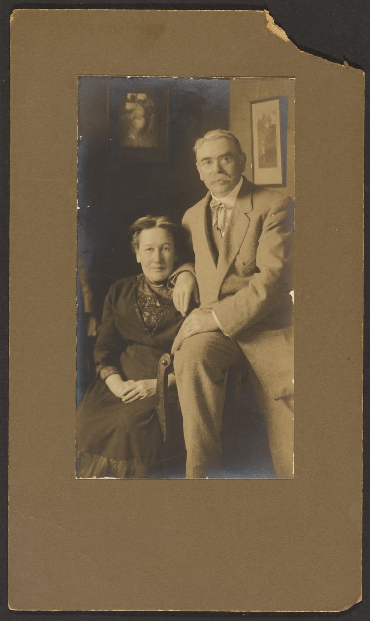 [Portret van Fleckenstein en zijn vrouw]. door Louis Fleckenstein