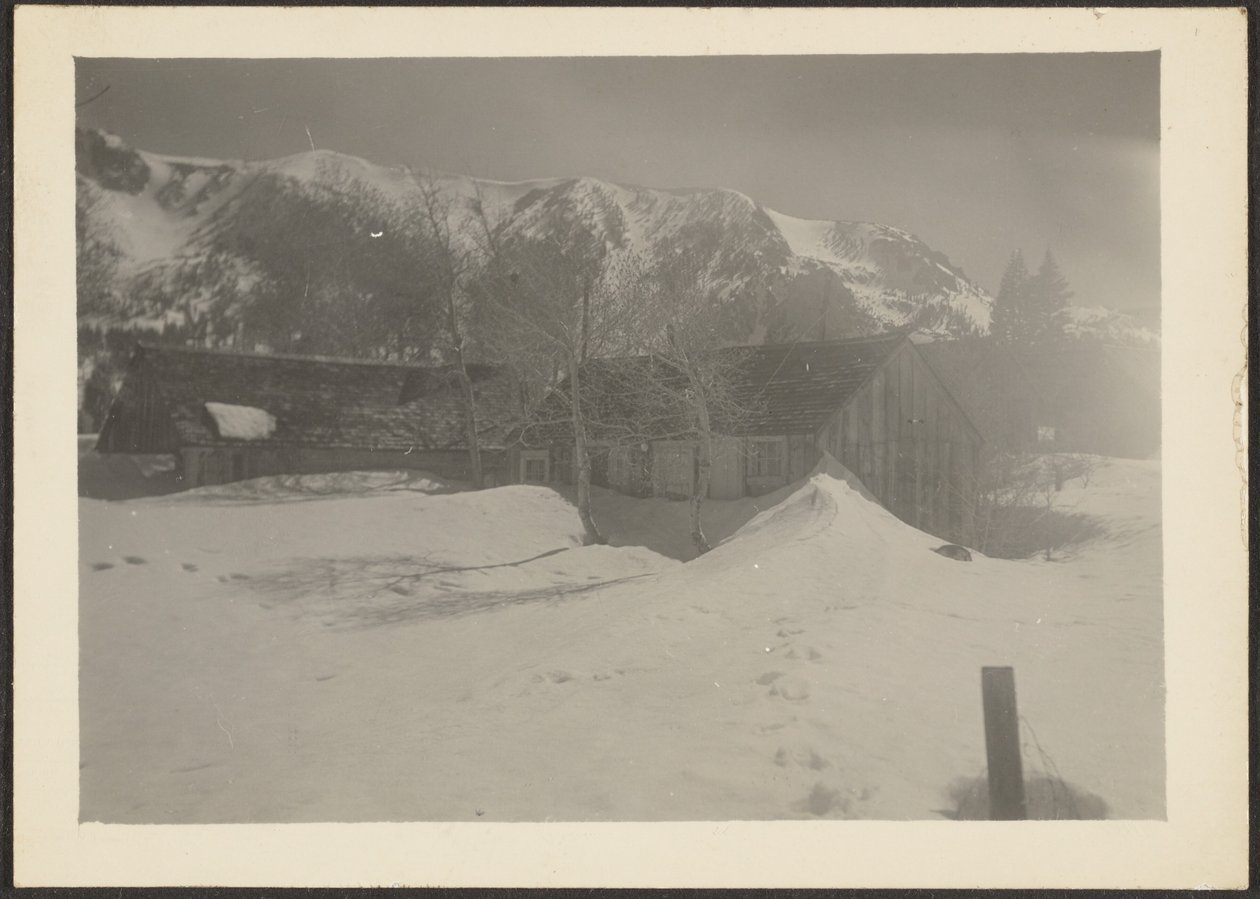 [Winterlandschap]. door Louis Fleckenstein