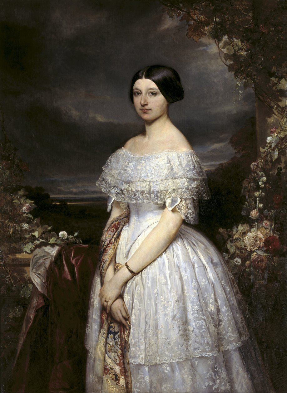Portret van de Gravin de Biolley door Louis Galnav