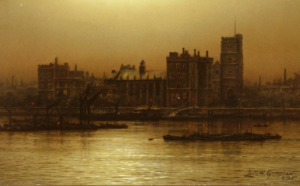 Lambeth Palace, Londen door Louis Grimshaw