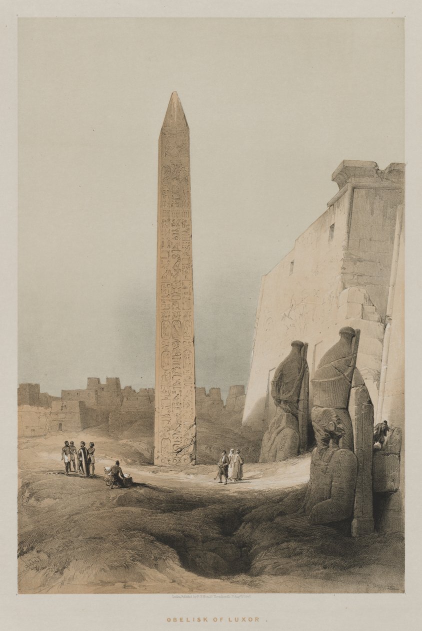 Egypte en Nubië, Deel I: Luxor door Louis Haghe