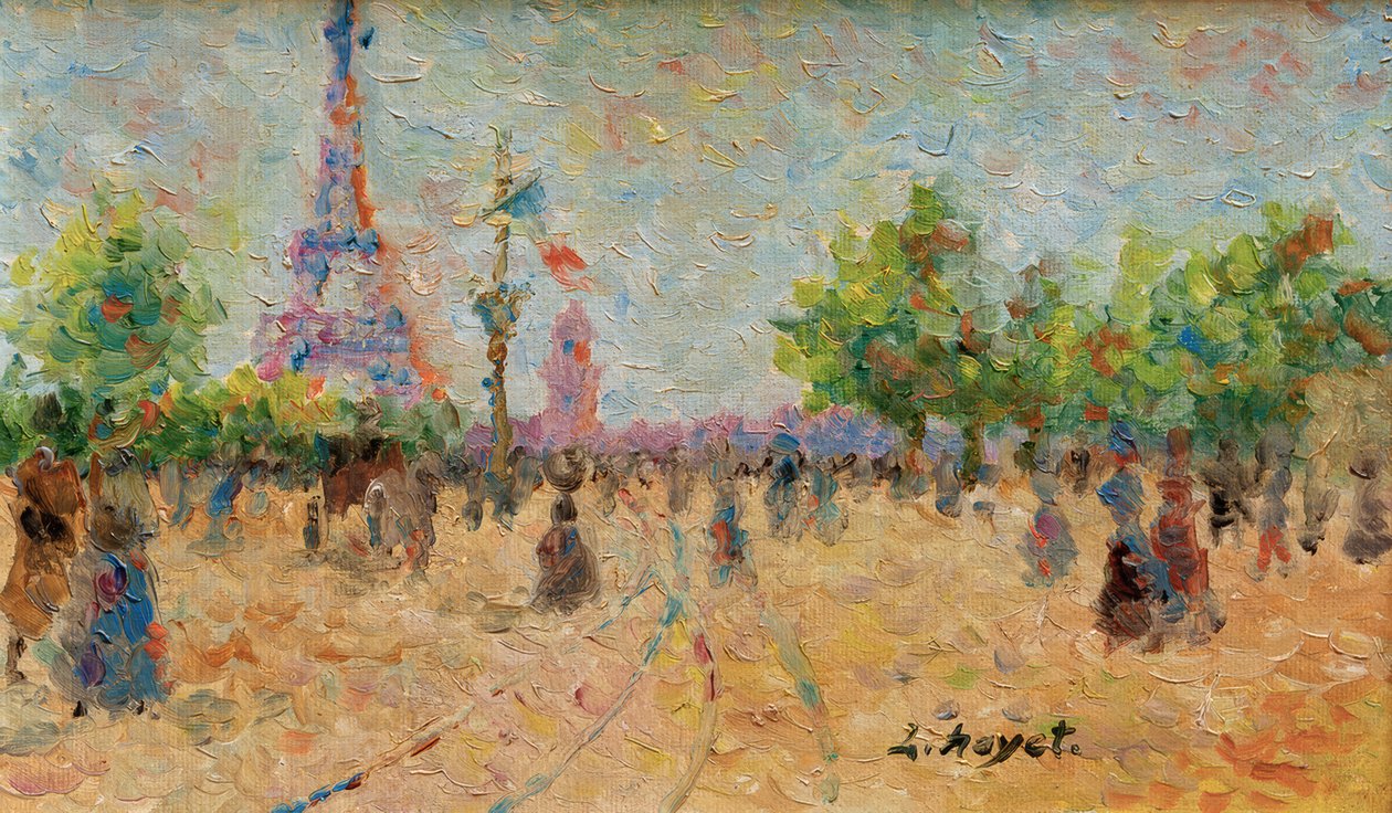 Parijs, de Eiffeltoren door Louis Hayet