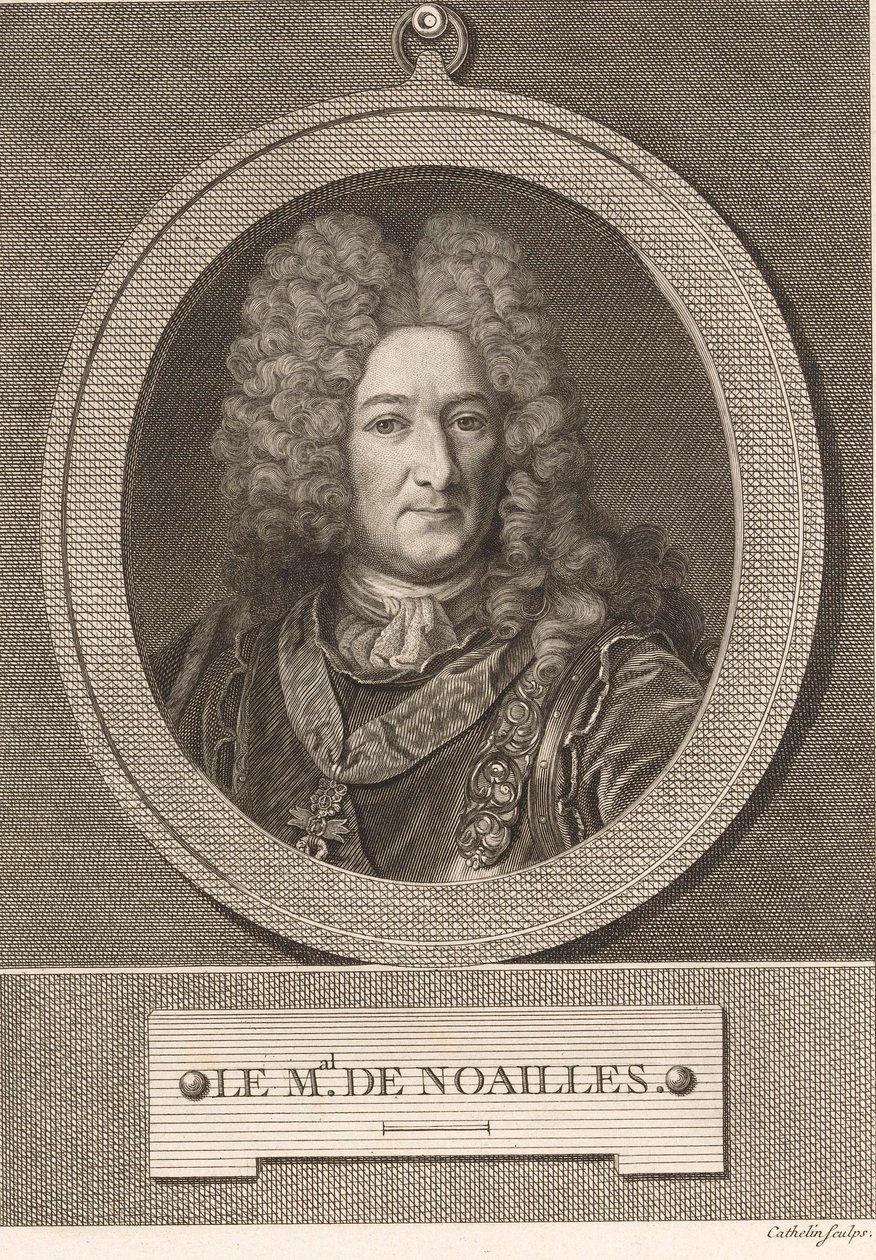Frans: Anne-Jules de Noailles door Louis Jacques Cathelin