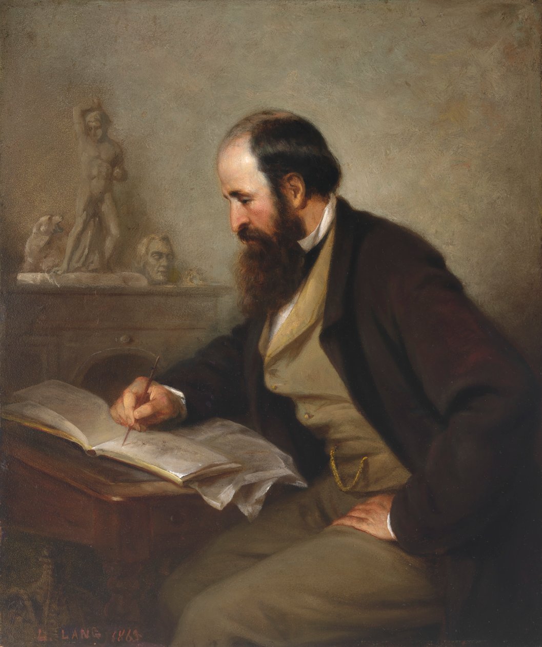 Henry Kirke Brown, 1863 door Louis Lang