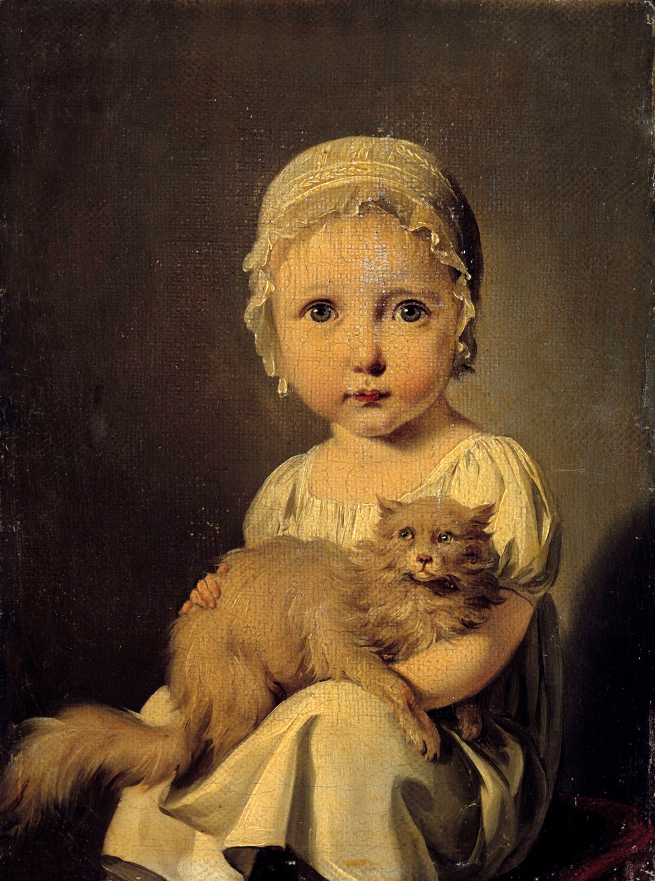 Portret van Gabrielle Arnault door Louis Leopold Boilly