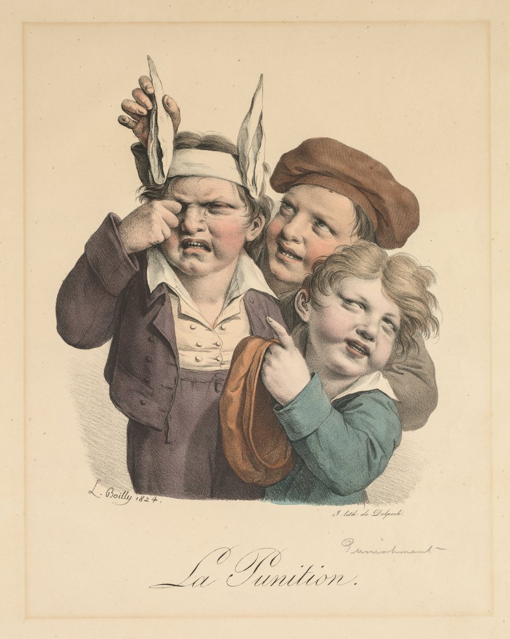Straf door Louis Leopold Boilly