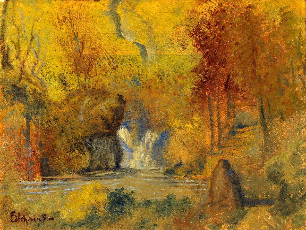 Herfstlandschap door Louis M. Eilshemius
