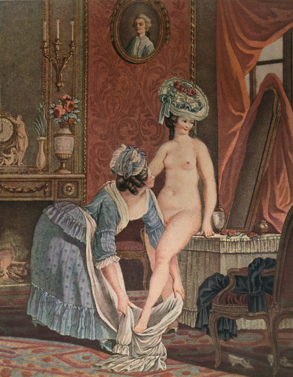 La Toilette, Baden, ca. 1765-1790, 1913 door Louis Marin Bonnet