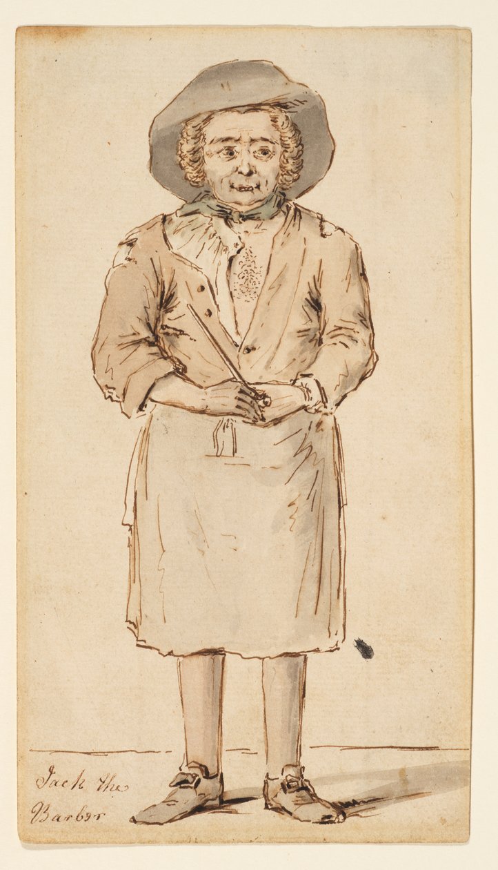 Jack de kapper door Louis Philippe Boitard