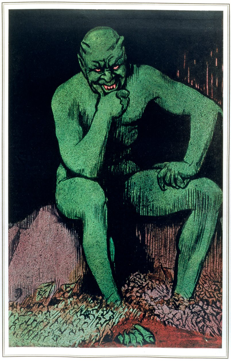 De Slapende Partner, 1916 door Louis Raemaekers