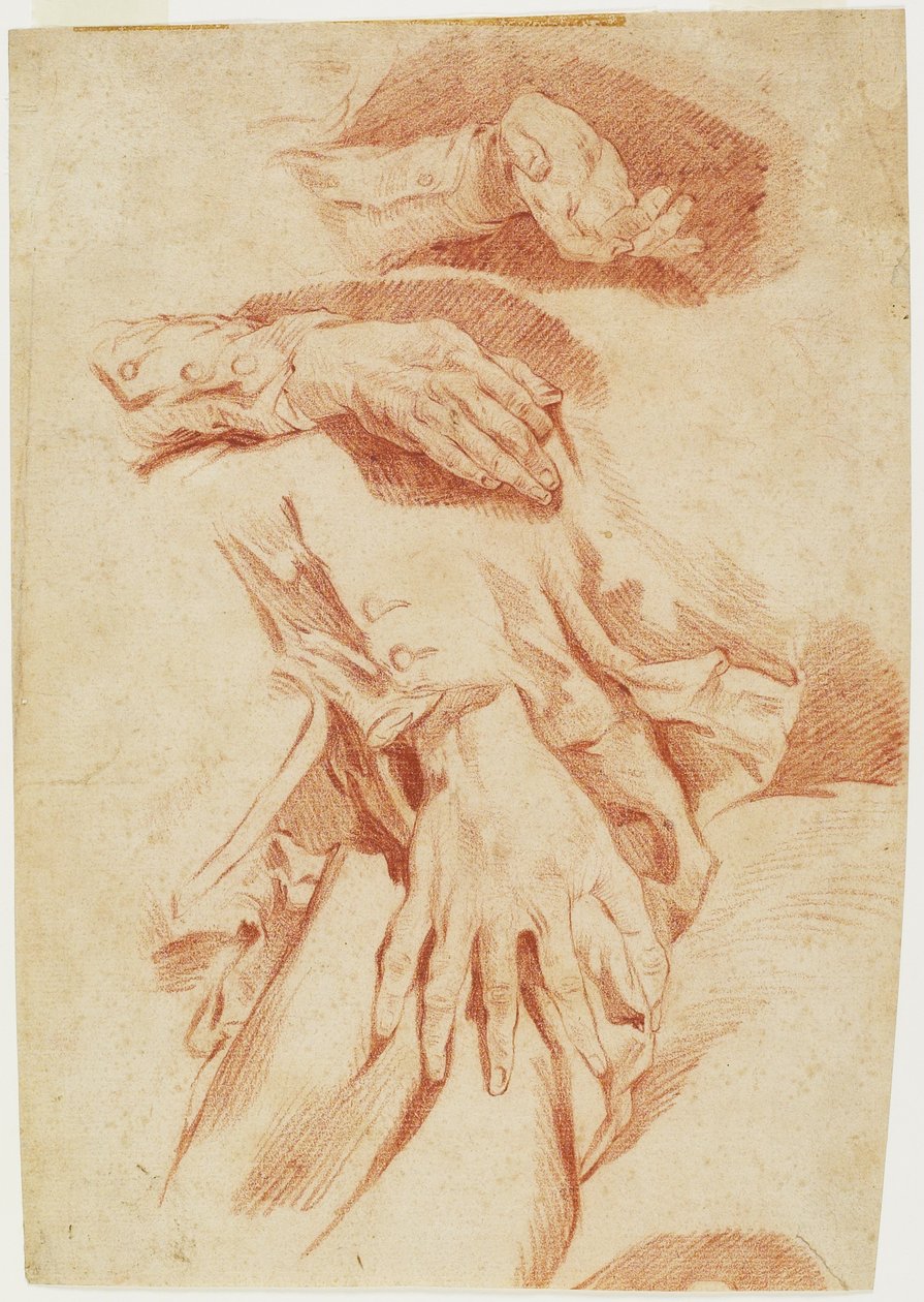 Studies van Handen, 1770s-1780s door Louis Rolland Trinquesse