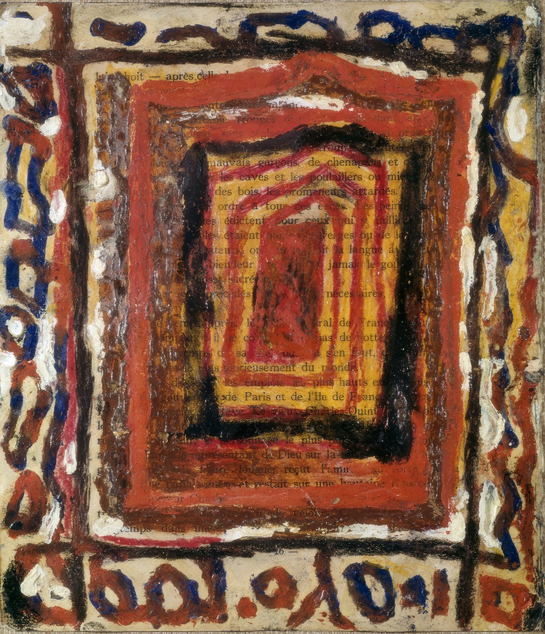Abstracte samenstelling door Louis Soutter