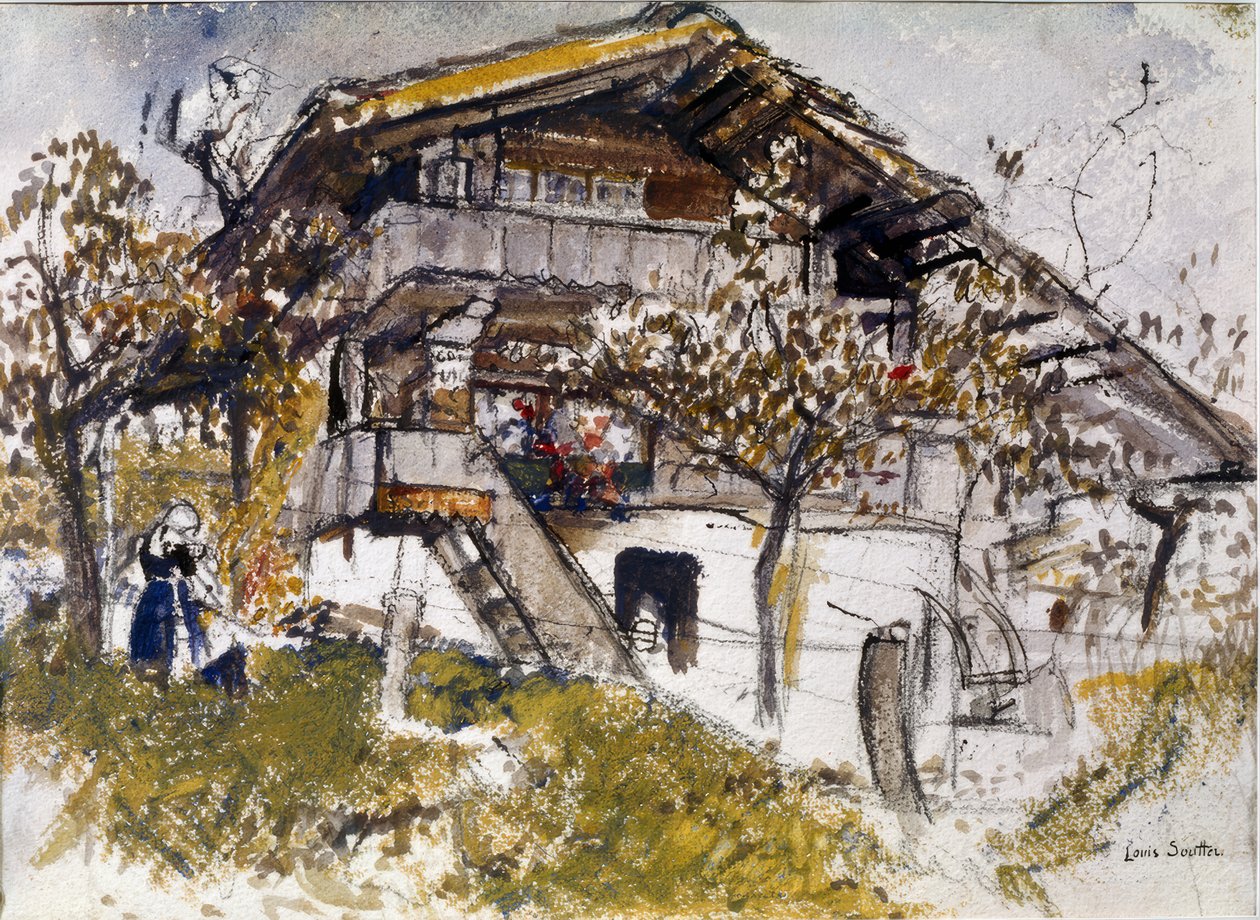 Het Zwitserse huis door Louis Soutter