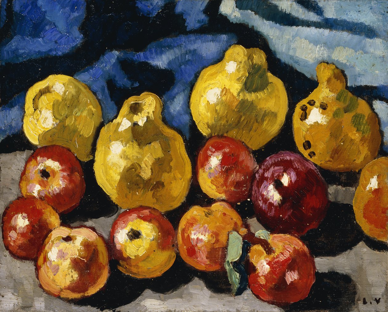 Appels en kweeperen door Louis Valtat