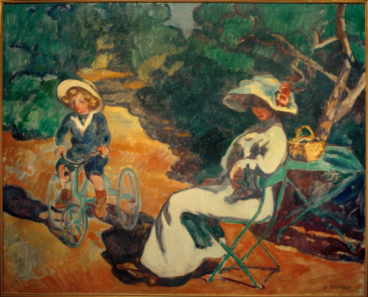 Het kind op de driewieler door Louis Valtat
