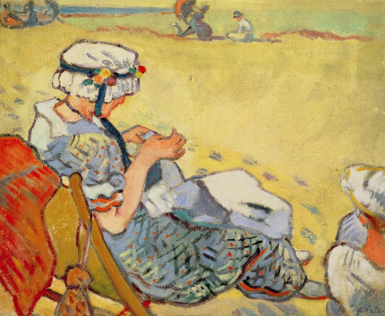 Op het strand door Louis Valtat