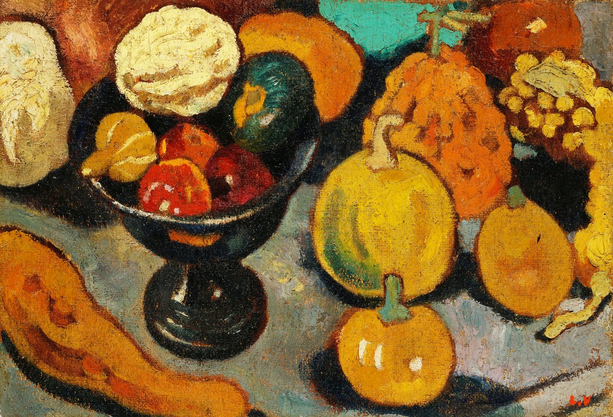 Stilleven, Kom met Fruit door Louis Valtat