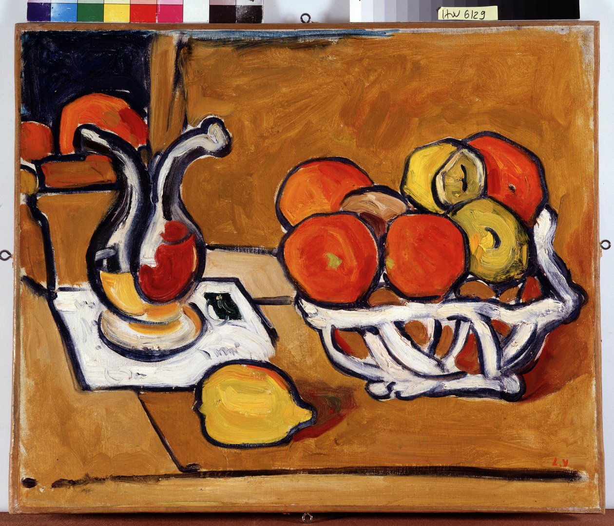 Stilleven in de Olie Schil door Louis Valtat