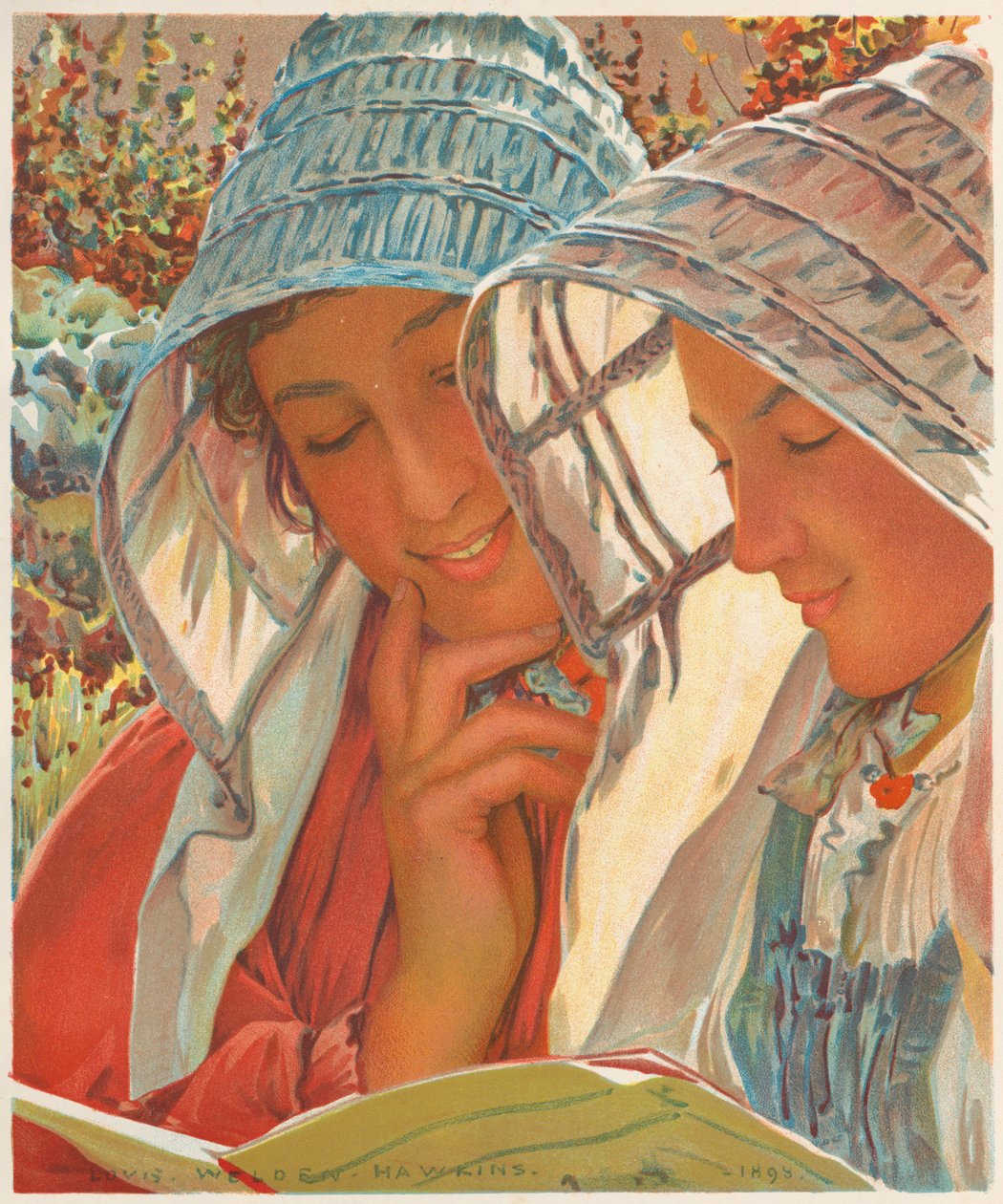 Lezers door Louis Welden Hawkins