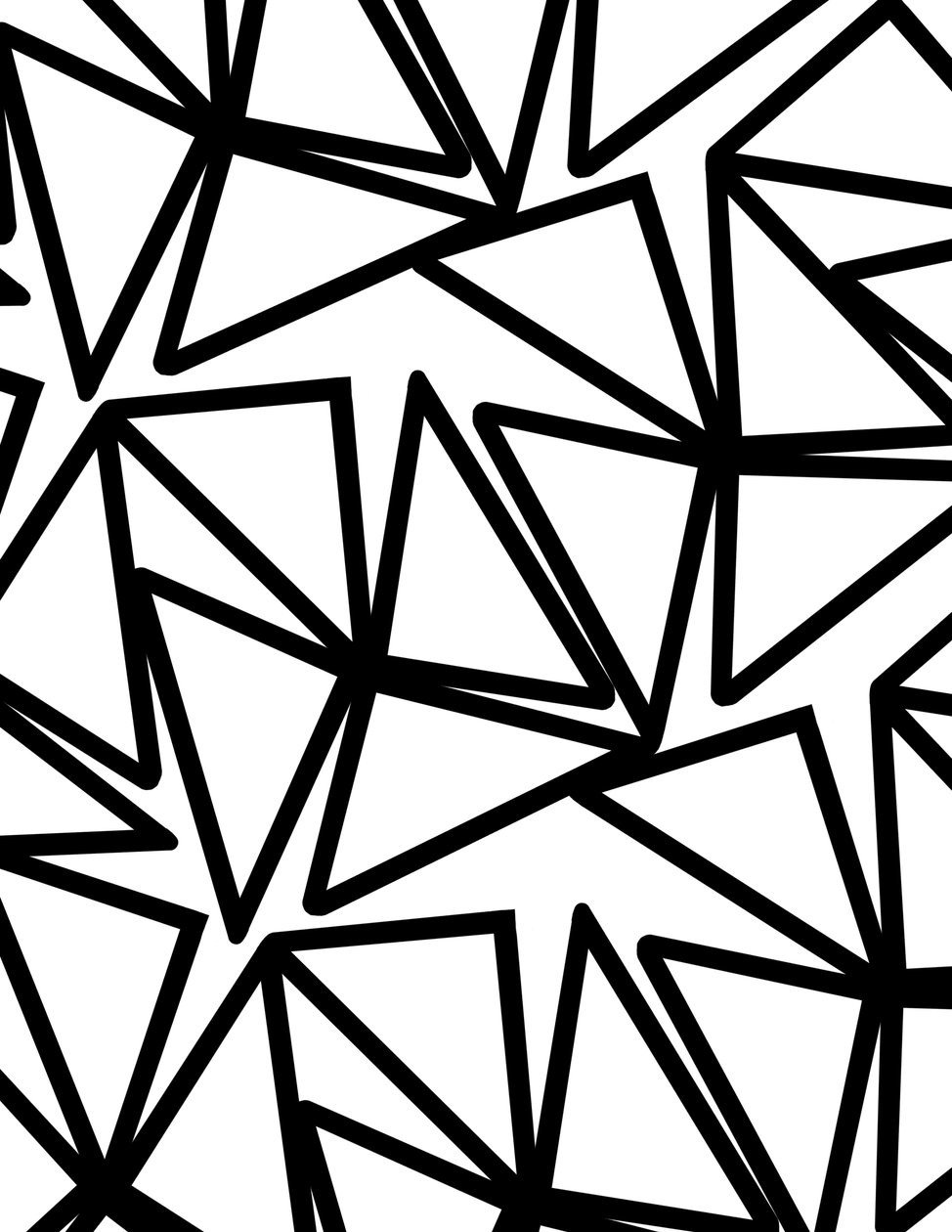 Driehoeken, 2011, Digitale Media door Louisa Hereford
