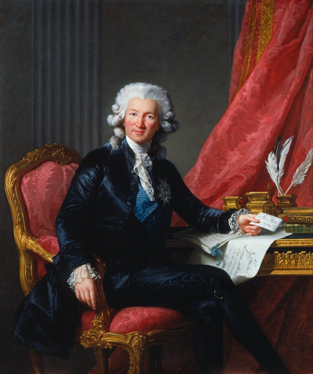 Charles-Alexandre de Calonne (1734-1802) door Elisabeth Louise Vigee Lebrun