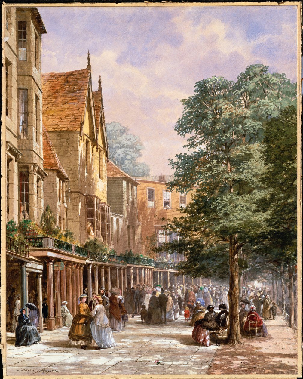 The Pantiles, Tunbridge Wells door Louise Ingram Rayner